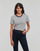 Vêtements Femme T-shirts manches courtes Petit Bateau MC COL ROND Marine / Blanc