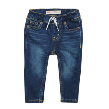 Vêtements Garçon Jeans droit Levi's  SKINNY DOBBY PULL ON PANTS Bleu brut