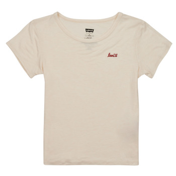Vêtements Fille T-shirts manches courtes Levi's LVG HER FAVORITE TEE Beige