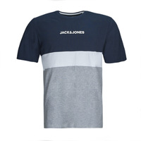 Vêtements Homme T-shirts manches courtes Jack & Jones JJEREID BLOCKING TEE SS Multicolore