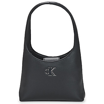 Sacs Femme Sacs porté épaule Calvin Klein Jeans MINIMAL MONOGRAMSHOULDER BAG Noir