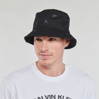 Calvin Klein Jeans SPORT ESSENTIALS BUCKET HAT AOP Noir