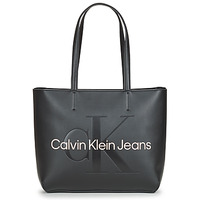 Sacs Femme Cabas / Sacs shopping Calvin Klein Jeans SCULPTED SHOPPER29 MONO Noir