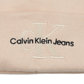 Calvin Klein Jeans MONOLOGO EMBRO BEANIE Beige