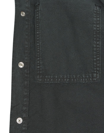 Calvin Klein Jeans CANVAS RELAXED LINEAR SHIRT Noir