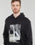 Vêtements Homme Sweats Calvin Klein Jeans CONNECTED LAYER LANDSCAPE HOODIE Noir