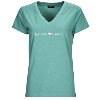 Vêtements Femme T-shirts manches courtes Emporio Armani ICONIC LOGOBAND Bleu