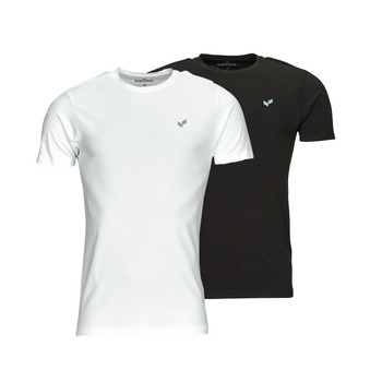 Vêtements Homme T-shirts manches courtes Kaporal RIFT Noir / Blanc
