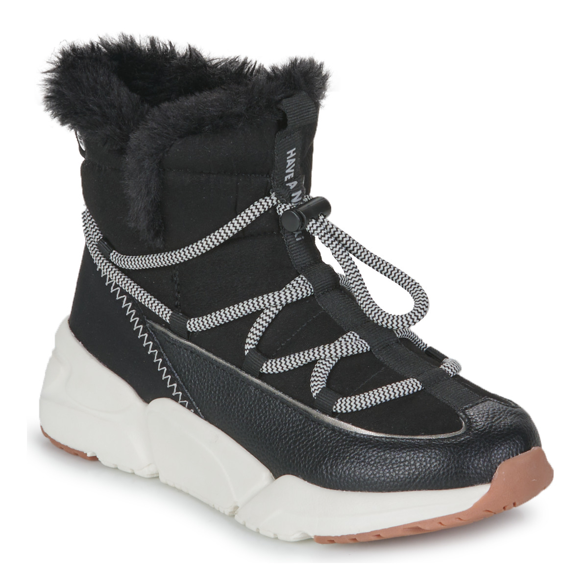 Chaussures Fille Bottes de neige Gioseppo HAINFELD Noir