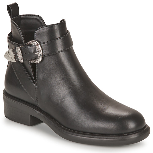 Chaussures Femme Boots Only ONLBLOOM-5 PU BUCKLE BOOT Noir