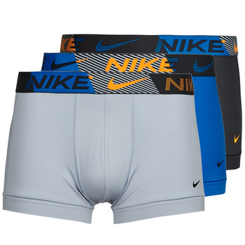 Sous-vêtements Homme Boxers Nike ESSENTIAL MICRO X3 Noir / Gris / Bleu