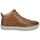 Chaussures Homme Baskets montantes Pataugas NEW CARLO Châtaigne