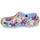 Chaussures Fille Sabots Crocs Classic Retro Floral Clog K Bleu