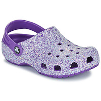 Chaussures Fille Sabots Crocs Classic Glitter Clog K Violet