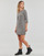 Vêtements Femme Robes courtes Only ONLBRILLIANT 3/4 CHECK DRESS  JRS Noir