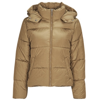 Only ONLCALLIE FITTED PUFFER JACKET CC OTW Beige