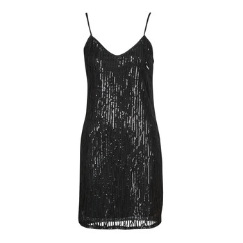Vêtements Femme Robes courtes Only ONLSPACY STRAP SHORT DRESS WVN Noir