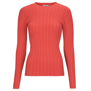 Only ONLDIMA LIFE LS BUTTON O-NECK KNT Rouge