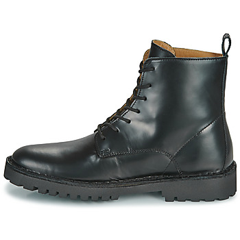 Selected SLHRICKY LEATHER LACE-UP BOOT Noir