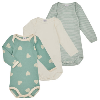 Vêtements Enfant Pyjamas / Chemises de nuit Petit Bateau BODY US ML LOVING PACK X3 Multicolore