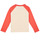 Vêtements Garçon T-shirts manches longues Petit Bateau LOCAS Blanc / Orange