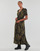 Vêtements Femme Robes longues Ikks BX30695 Kaki / Noir