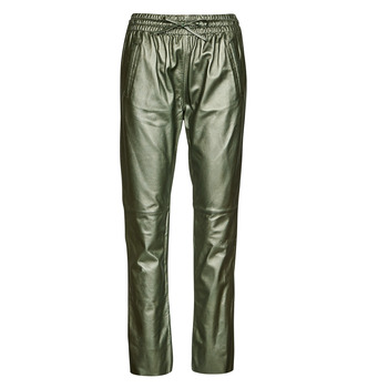 Vêtements Femme Pantalons fluides / Sarouels Oakwood GIFT METAL Vert métallisé