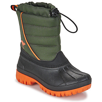 Chaussures Enfant Bottes de neige Kangaroos K-BEN Kaki / Orange