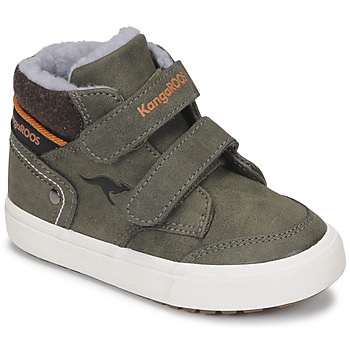 Chaussures Enfant Baskets montantes Kangaroos KAVU PRIMO V Kaki / Orange
