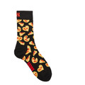 chaussettes hautes happy socks  pizza love 