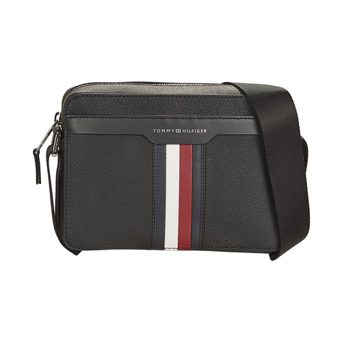 Sacs Homme Pochettes / Sacoches Tommy Hilfiger TH COATED CANVAS COMPUTER BAG Noir