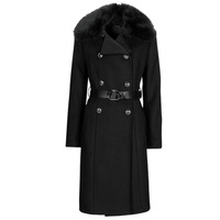 Vêtements Femme Manteaux Guess PATRICE BELTED COAT Noir