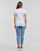 Vêtements Femme T-shirts manches courtes Guess SS VN 4G ALLOVER TEE Blanc