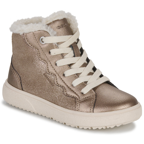 Chaussures Fille Baskets montantes Geox J THELEVEN GIRL ABX Doré