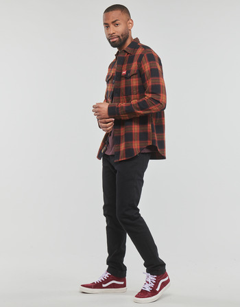Superdry COTTON WORKER CHECK SHIRT Multicolore