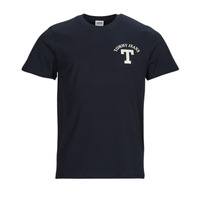 Vêtements Homme T-shirts manches courtes Tommy Jeans TJM REG CURVED LETTERMAN TEE Marine