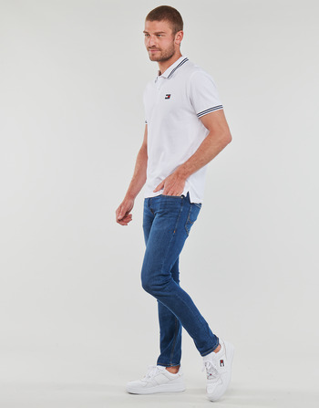 Tommy Jeans TJM CLSC TIPPING DETAIL POLO Blanc