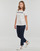 Vêtements Femme T-shirts manches courtes Tommy Hilfiger REG MONOTYPE EMB C-NK SS Blanc