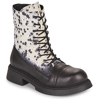 Chaussures Femme Boots Papucei HARE Noir / Blanc