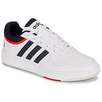Chaussures Homme Baskets basses Adidas Sportswear HOOPS 3.0 Blanc / Marine / Rouge
