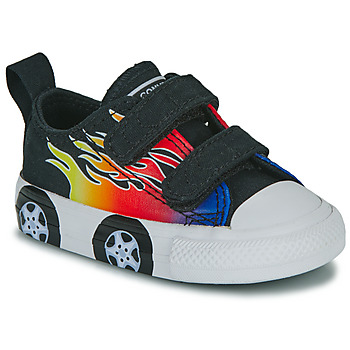 Chaussures Garçon Baskets basses Converse CHUCK TAYLOR ALL STAR EASY-ON CARS Noir / Multicolore
