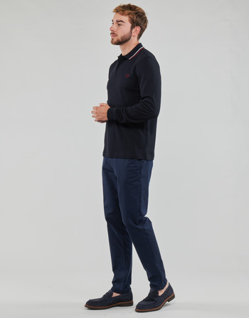 Fred Perry LS TWIN TIPPED SHIRT Marine