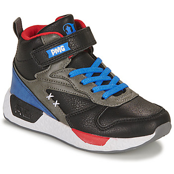 Chaussures Garçon Baskets montantes Primigi B&G MEGA Noir / Bleu / Rouge