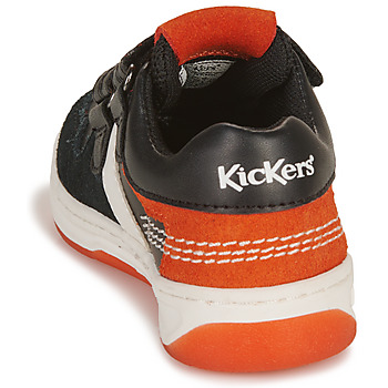 Kickers KALIDO Noir / Orange