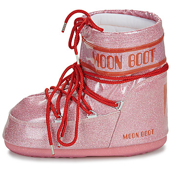 Moon Boot MB ICON LOW GLITTER Rose / Rouge