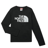 Vêtements Enfant T-shirts manches longues The North Face TEEN L/S EASY TEE Noir