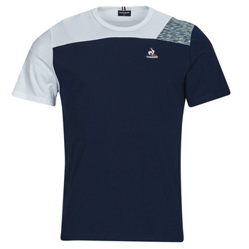 Vêtements Homme T-shirts manches courtes Le Coq Sportif SAISON 1 TEE SS N°1 M Marine / Gris