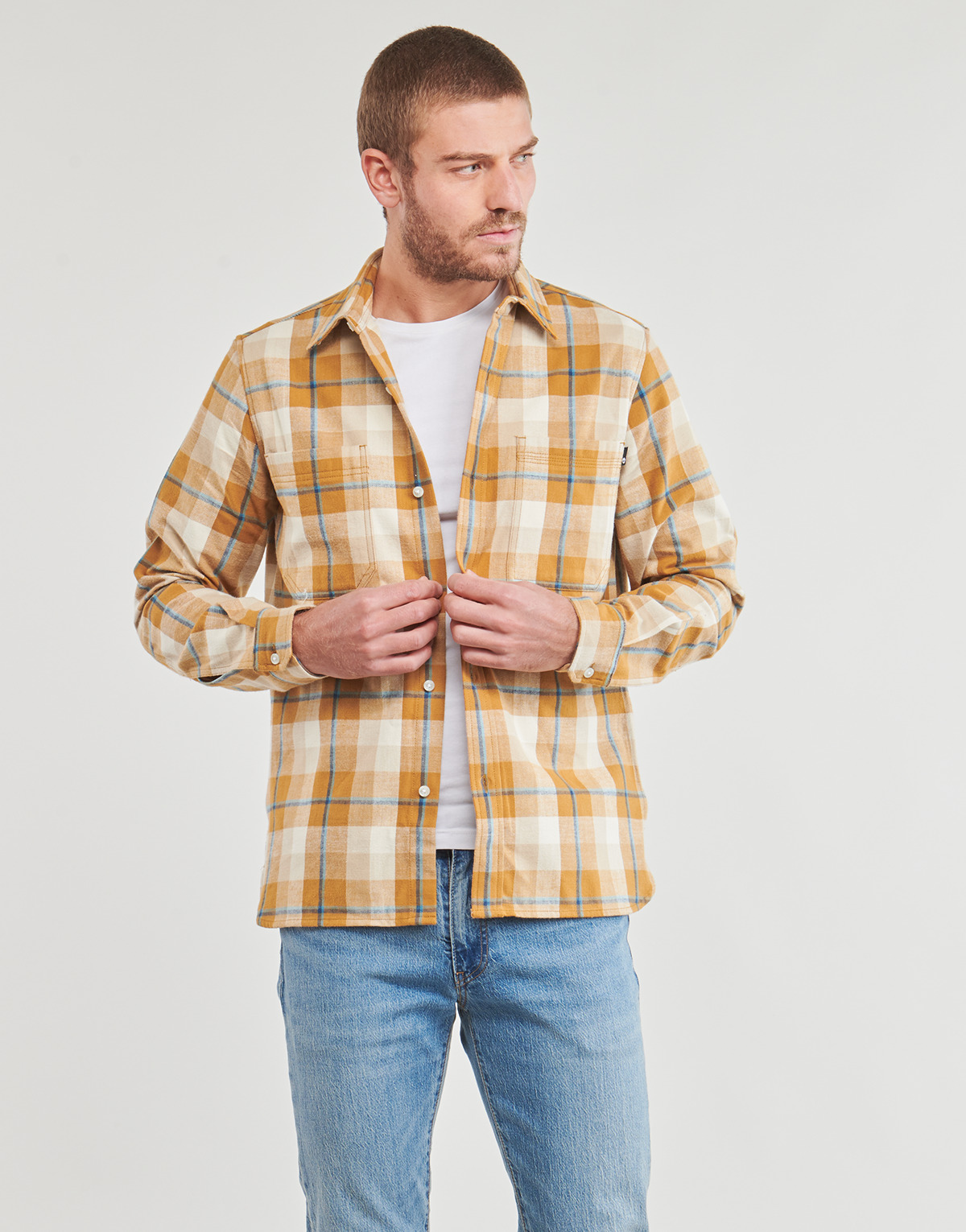 Vêtements Homme Chemises manches longues Timberland WINDHAM HEAVY FLANNEL SHIRT REGULAR Multicolore