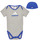 Vêtements Garçon Pyjamas / Chemises de nuit Adidas Sportswear GIFT SET Gris / Bleu