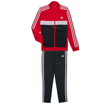 Vêtements Garçon Ensembles de survêtement Adidas Sportswear 3S TIBERIO TS Rouge / Blanc / Noir